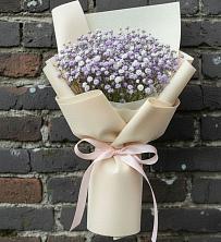 Букет цветов из:  Гипсофила в поселке Медико-Инструментального завода