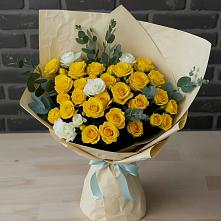 Букет цветов из:  Розы #REPLACE_PRED# поселке Медико-Инструментального завода