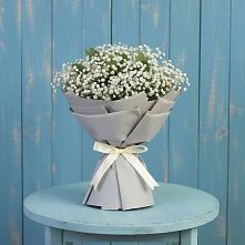 Букет цветов из:  Гипсофила в поселке Медико-Инструментального завода
