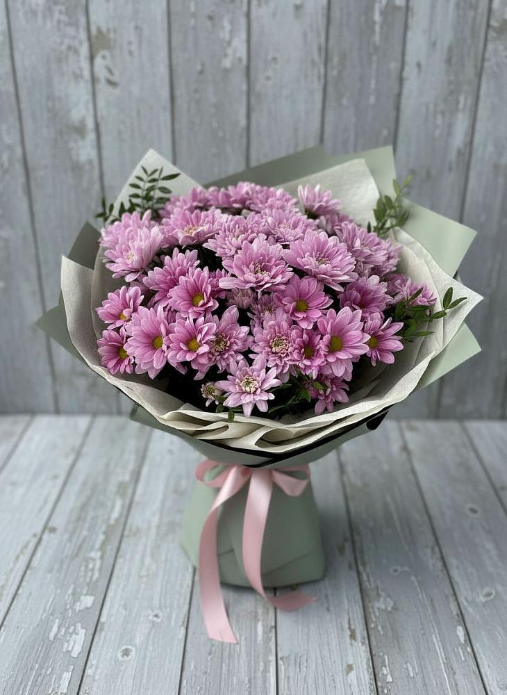 Букет цветов из: Хризантемы в поселке Медико-Инструментального завода