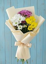 Букет цветов из:  Хризантемы #REPLACE_PRED# поселке Медико-Инструментального завода