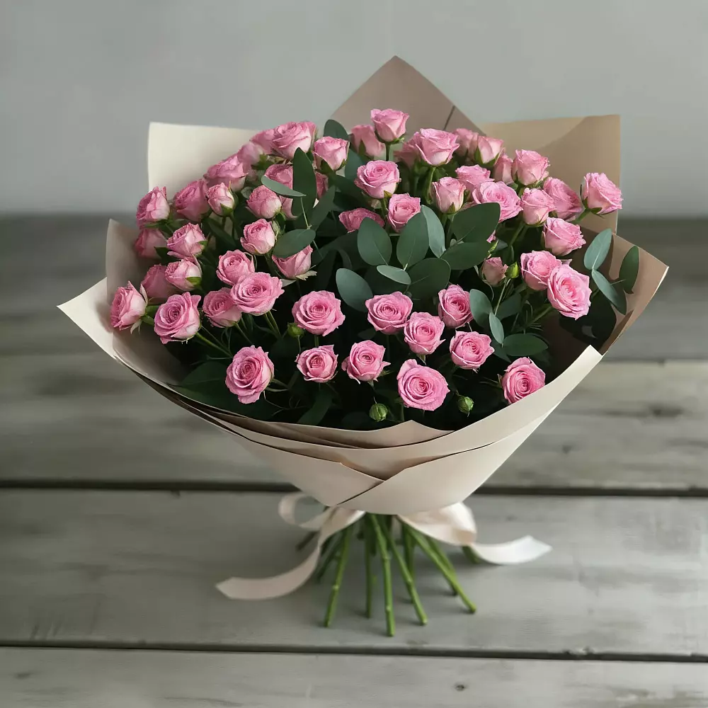 Букет Удовольствие в поселке Медико-Инструментального завода