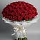 Букет 101 Красная роза Блэк Мэджик в поселке Медико-Инструментального завода