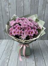 Букет цветов из:  Хризантемы в поселке Медико-Инструментального завода