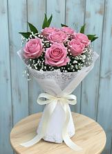 Букет цветов из:  Розы в поселке Медико-Инструментального завода