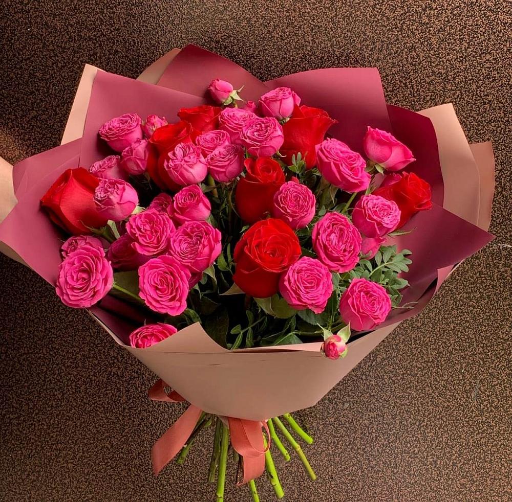 Букет В объятьях нежности в поселке Медико-Инструментального завода