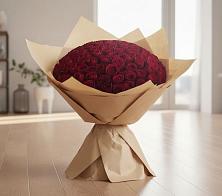 Букет 101 Красная роза в поселке Медико-Инструментального завода