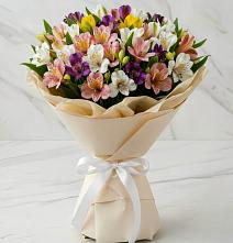 Букет цветов из:  Альстромерии #REPLACE_PRED# поселке Медико-Инструментального завода