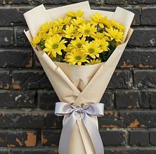 Букет цветов из:  Хризантемы в поселке Медико-Инструментального завода