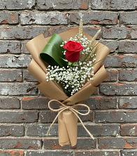 Букет цветов из:  Розы в поселке Медико-Инструментального завода