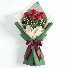 Букет цветов из:  Розы в поселке Медико-Инструментального завода