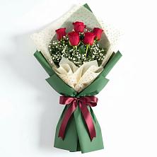 Букет цветов из:  Розы в поселке Медико-Инструментального завода