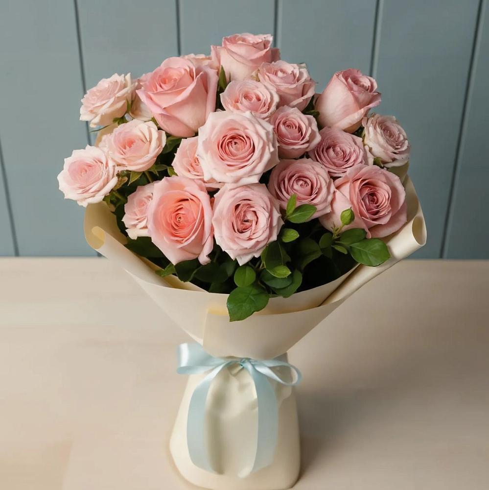 Букет Розовый шарм в поселке Медико-Инструментального завода